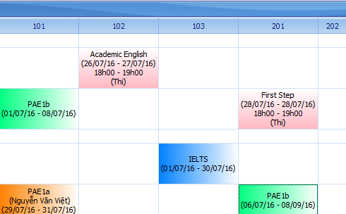 Quản lý trung tâm Ngoại Ngữ có nhiều tính năng mới